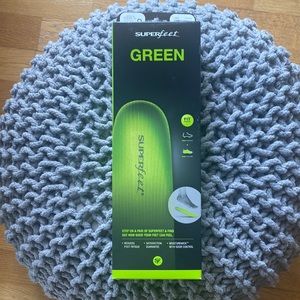 Superfeet Green Professional Grade High Arch Orthotic Shoe Inserts *NEW*